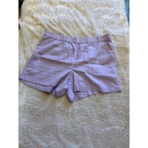 NWOT j.crew shorts size L.   Lilac